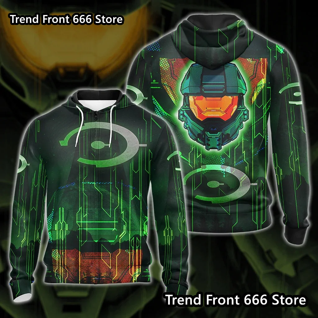 가을 Halo 무제한 모바일 게임 어린이 후드 Mens 뜨거운 게임 Prited 스웨터 소년 소녀 의류 4-14 년 어린이 까마귀