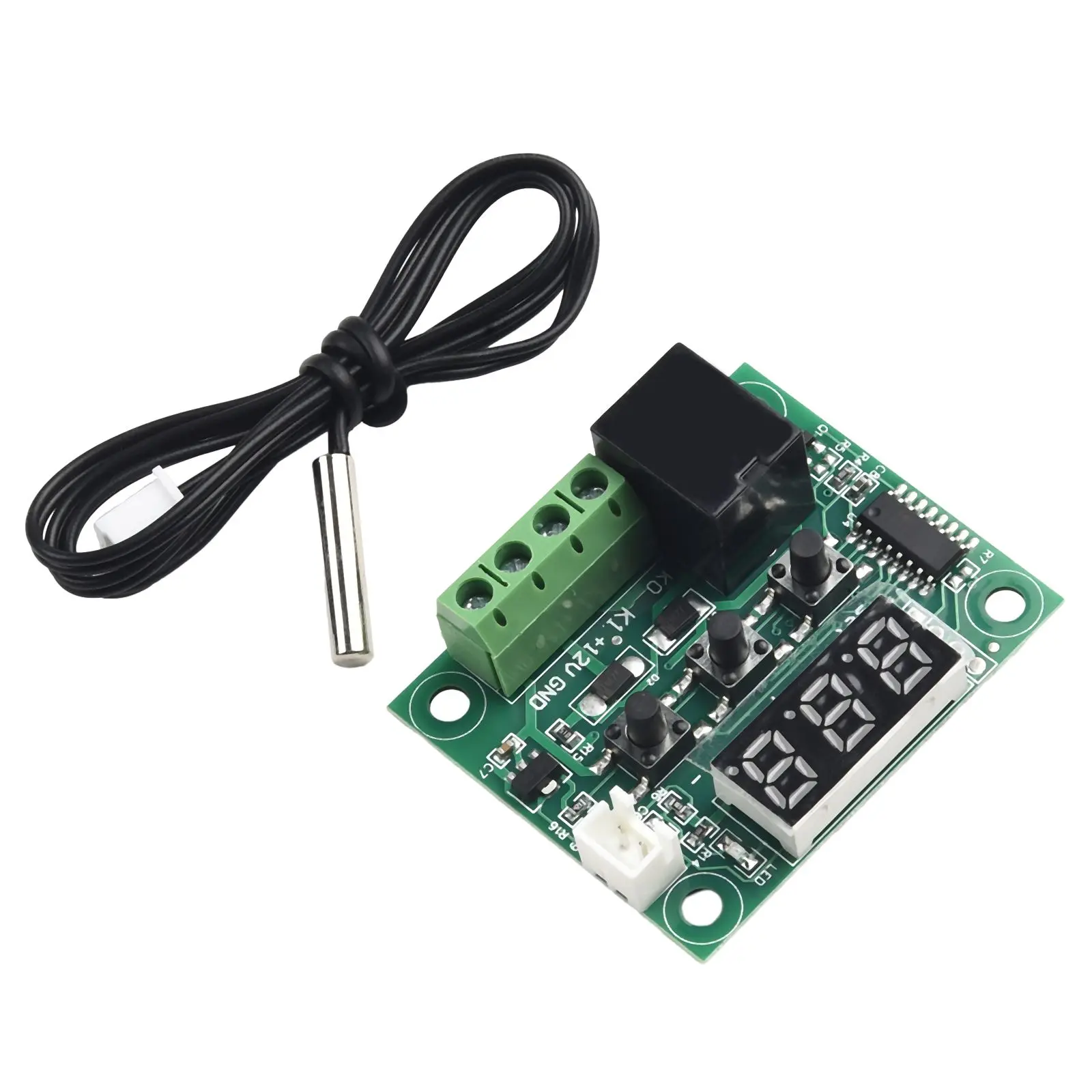 

Programmable Thermostats -50-110°C W1209 12V Digital Thermostat Sensor Temperature Control Switch Module Heating, Cooling & Air