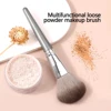 1pcs high quality fluffy soft large powder brush powder blusher brush repair brush multi-function beginner makeup brush tool 2