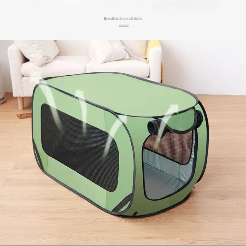 Recinto Pieghevole Per Cani E Gatti – Tessuto Oxford, Impermeabile, Leggero, Perfetto Per Viaggi E Campeggio