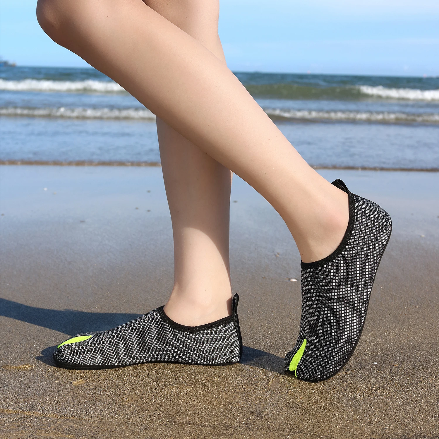 NEW Large Size Indoor Unisex Shoes Yoga Fitness Shoes Quick Drying Beach Couples Portable Swimming Aqua 34-49#