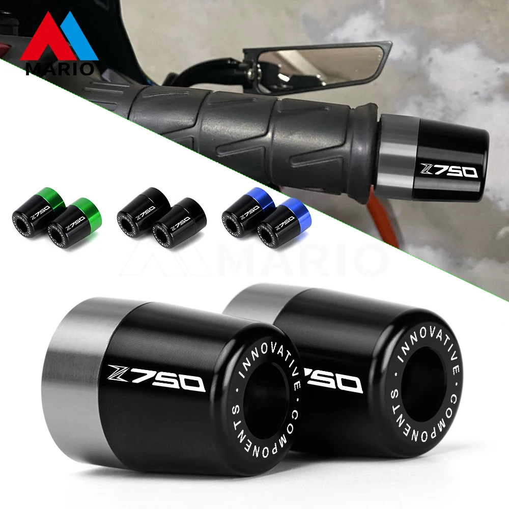 

For Kawasaki Z750 Z800 Z900 2017 2018 2019 2020 2021 Motorcycle Accessories Handlebar Grip End Aluminum Plug Slider