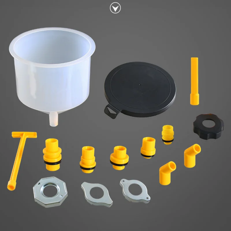 15 Pieces/Set Engine Motor Radiator Coolant Filling Funnel Kit Car Cooling Refill Tools Spill-proof Automobile Funnels filling funnel