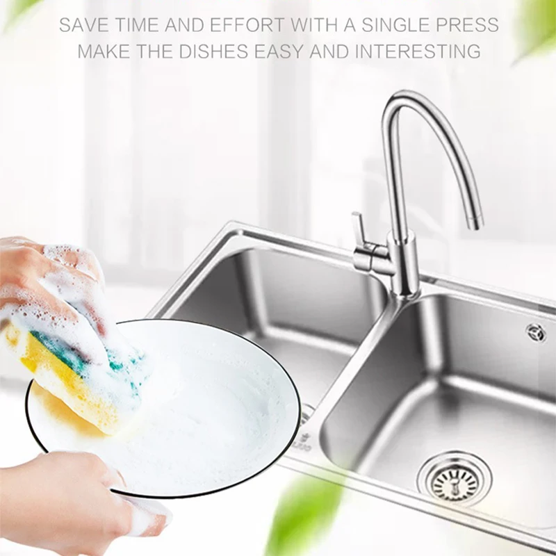 soap dispenser Automatic Bottle For Liquid Soap Kitchen Sponge Dispenser Manual