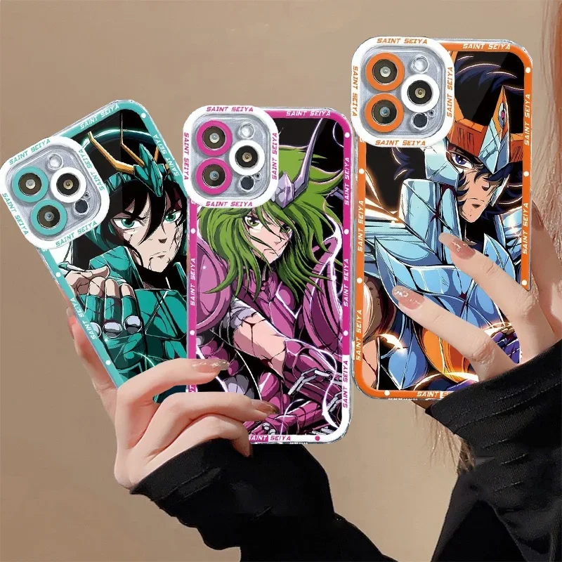 Anime Saint Seiya Clear TPU Phone Case