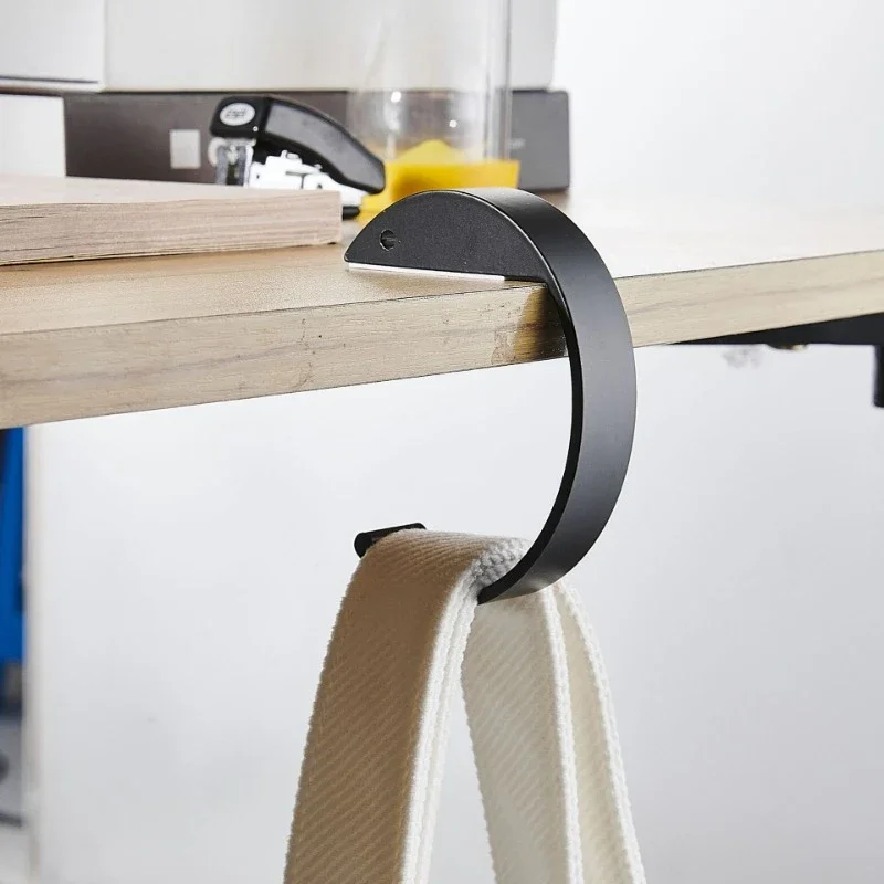 Student Portable Bag Hook Table Sided Bag Metal Rack Handbag Backpack Hanger Holders Table Hook Office Desk Accessories desk storage hook purse bag hook bag hook