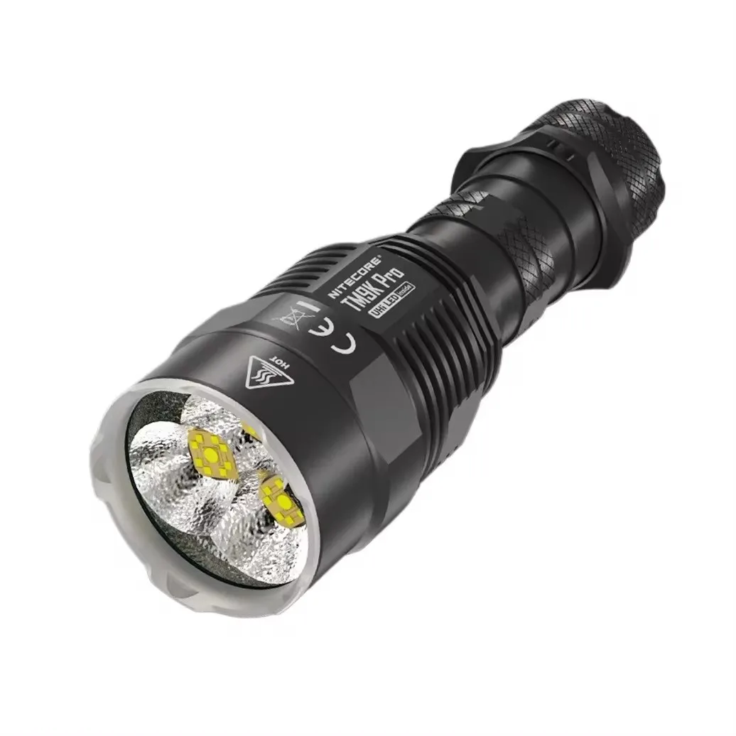 Rechargeable Tactical Flashlight with 3 UHi LEDs for Self Defense