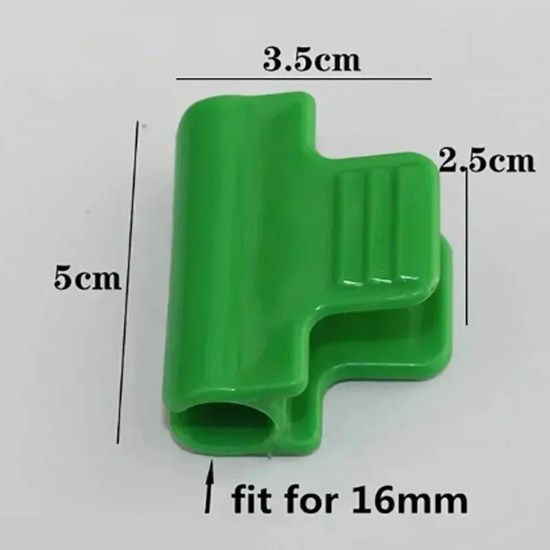 50개입 온실 클램프 필름 행 커버 네팅 터널 후프 클립 (11mm 16mm용) 정원 식물 지지대 재배 도구