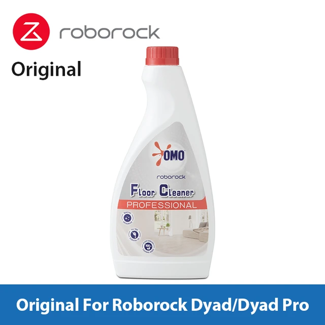 Liquide de nettoyage de sol 1l, pour Robot aspirateur Roborock Dyad et  Roborock S7 Q7, accessoires antibactériens 99.9%