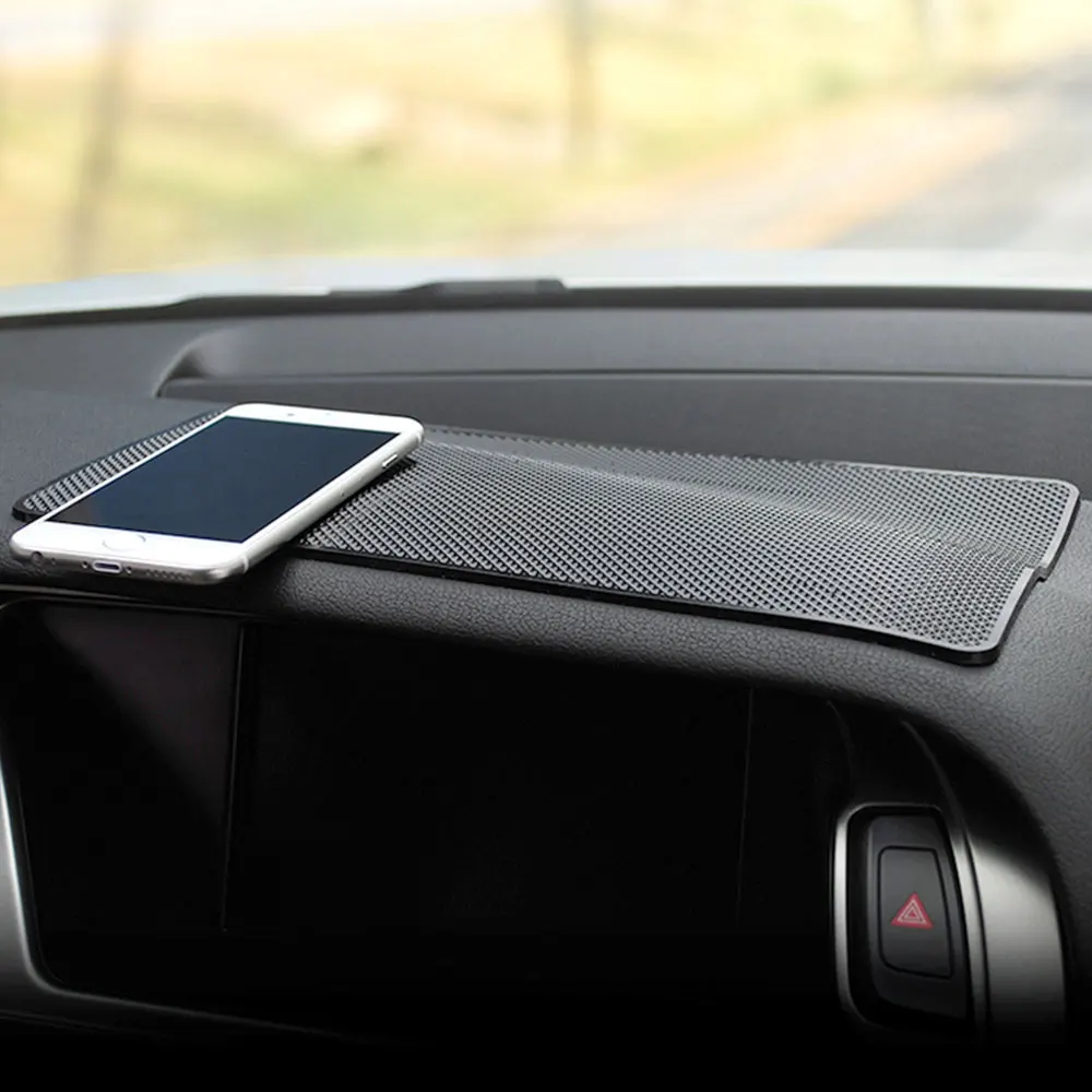 Car Dashboard Non Slip Grip Sticky Pad Mobile Phone Holder Mat Anti-Skid Silicone Auto Interior Accessories
