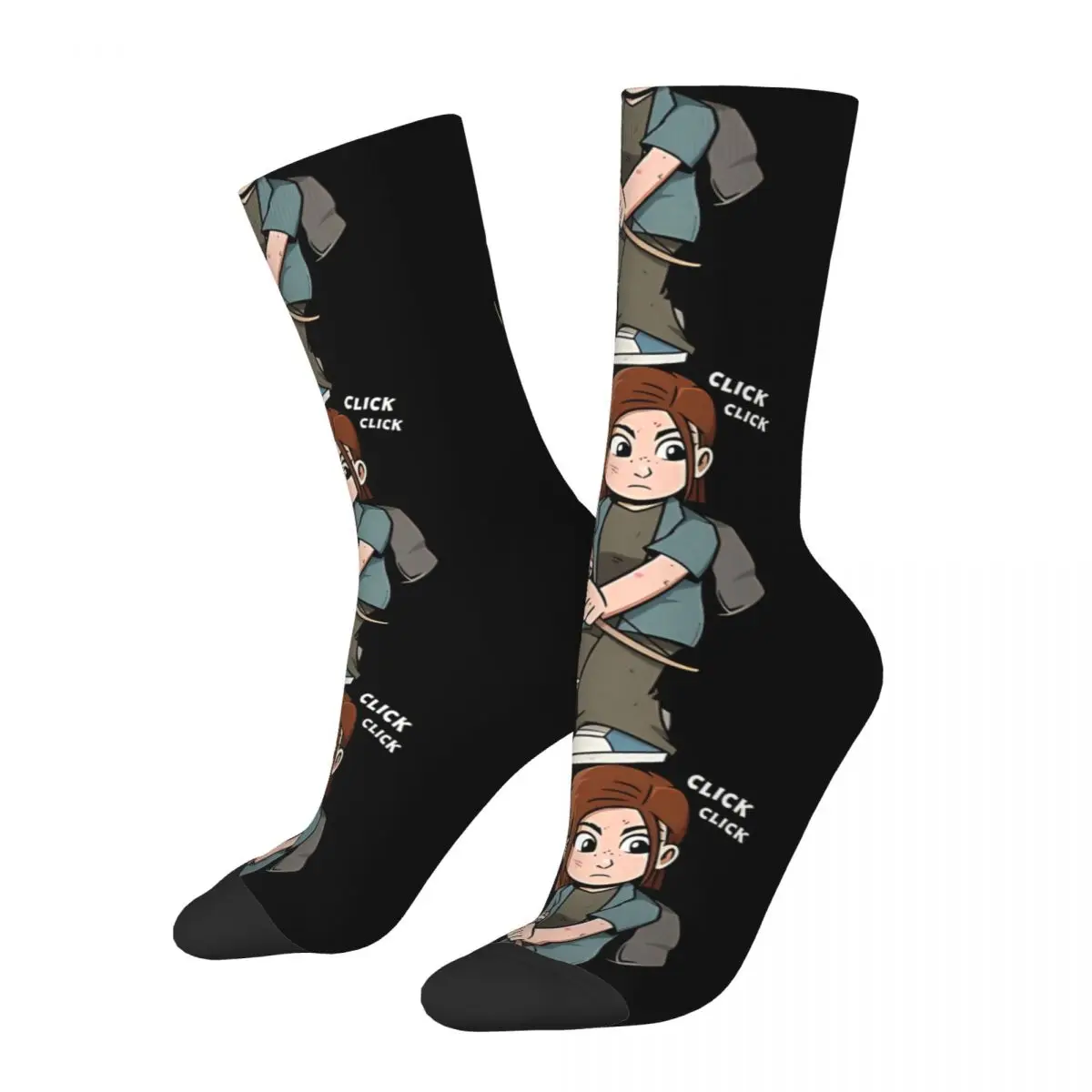 

TV Play The Last Of Us Clicker Hunt Men Women Socks Outdoor Novelty Spring Summer Autumn Winter Stockings Gift