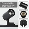 Led Track Light Set COB Track Lighting 3 colorchangable Wall Lamp Rail  110V Spot Lights Led 30W Spotlight Clothing Store Shop 4