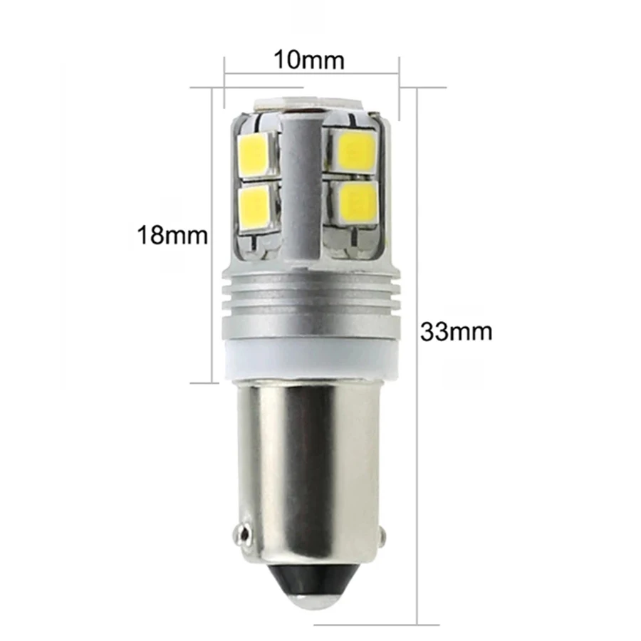 NHAUTP 2Pcs H6W BAX9S LED Bulbs For Citroen C4 Grand Picasso