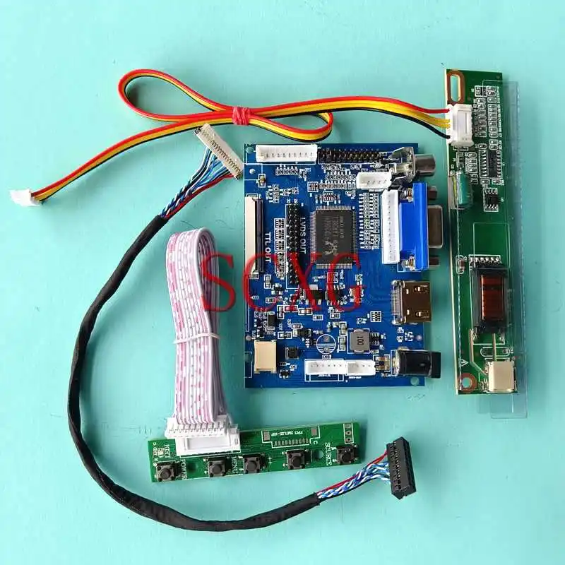 

Для B121EW03 B121EW05 плата контроллера матричного привода с ЖК-монитором 20 Pin LVDS 12,1 "Комплект «сделай сам» совместимый с HDMI AV VGA 1CCFL 1280*800