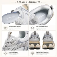 Baasploa – chaussures de marche confortables pour hommes, baskets décontractées en cuir, nouvelle mode, chaussures de sport, amortissantes, antidérapantes 5