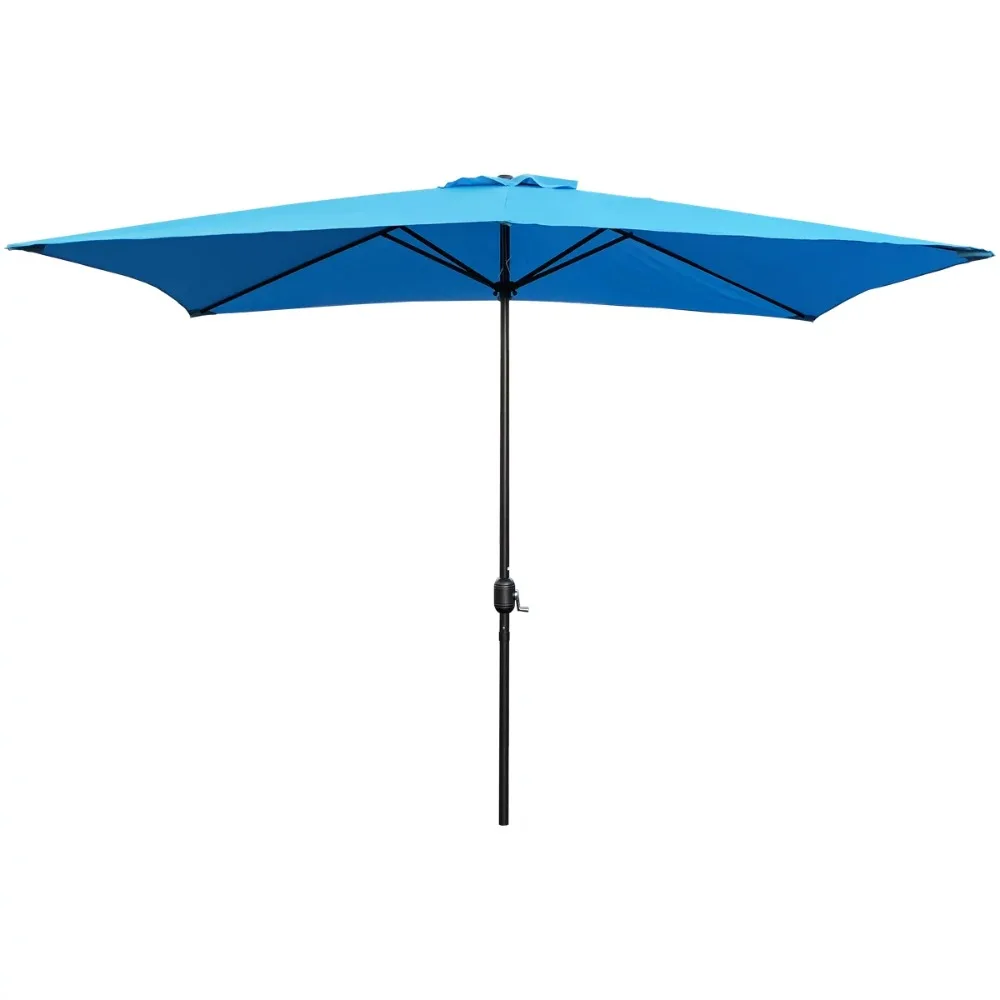 

Наружный зонт от солнца, прямоугольный зонт для рынков, наружный садовый зонт для кемпинга, гарантия дождя и ветра