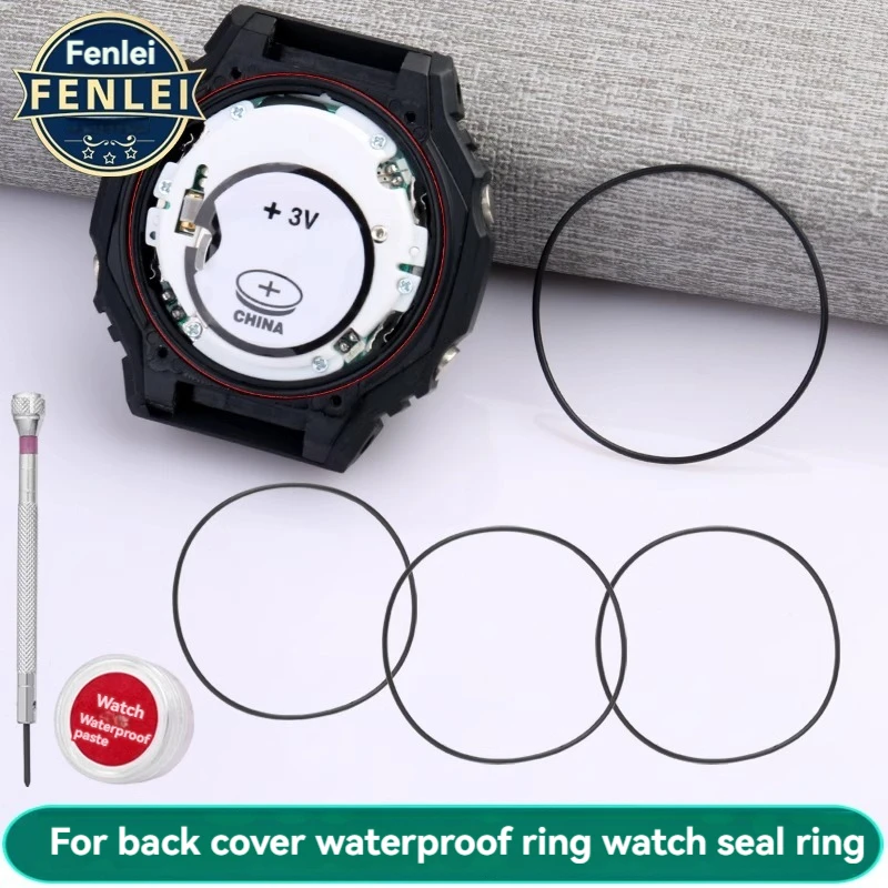 Enhanced Waterproof Dust Seal Ring for Casio G-SHOCK Watch Back Cover