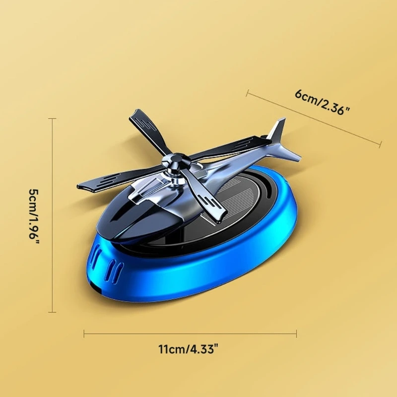 New solar 360-degree rotating military helicopter fighter car aromatherapy  machine air freshener fresh deodorant car accessories - AliExpress