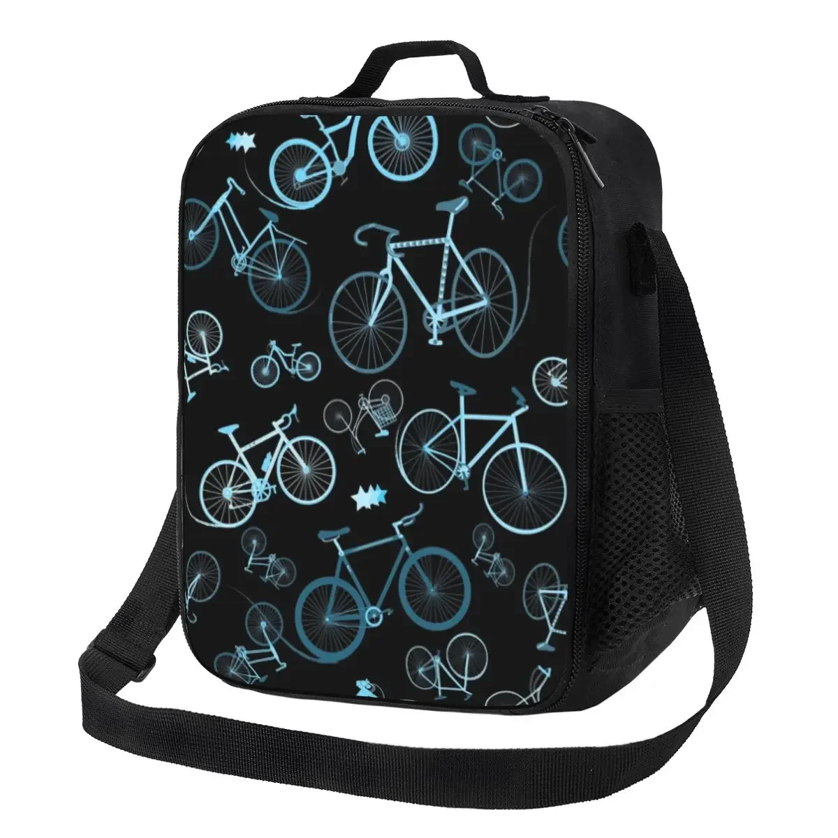 

Custom MTB Bicycle Bike Lunch Bag Men Women Cooler Thermal Insulated Lunch Box for Kids School Children