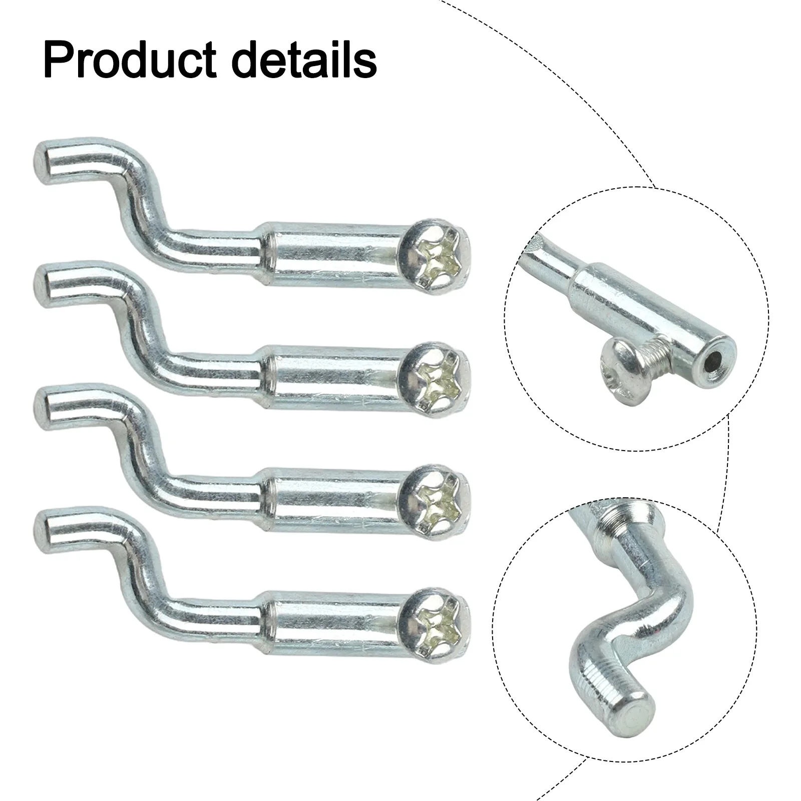 1/4pcs Z-style Cable End With Single Hole Fixing Up To 2mm Cable For Lawn Mowers Brushcutter Cable End Garden Tools