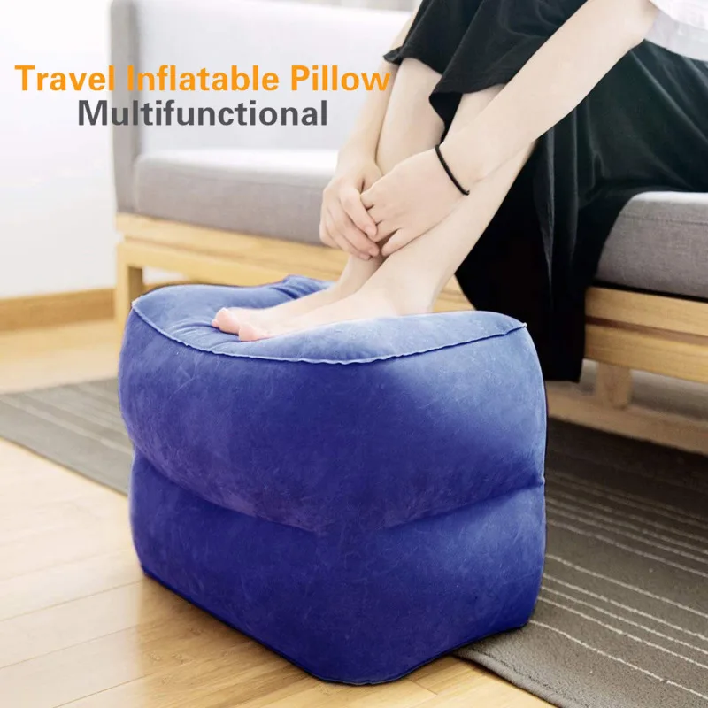 Reposapiés inflable de 2 capas para dormir para niños, cojín de altura