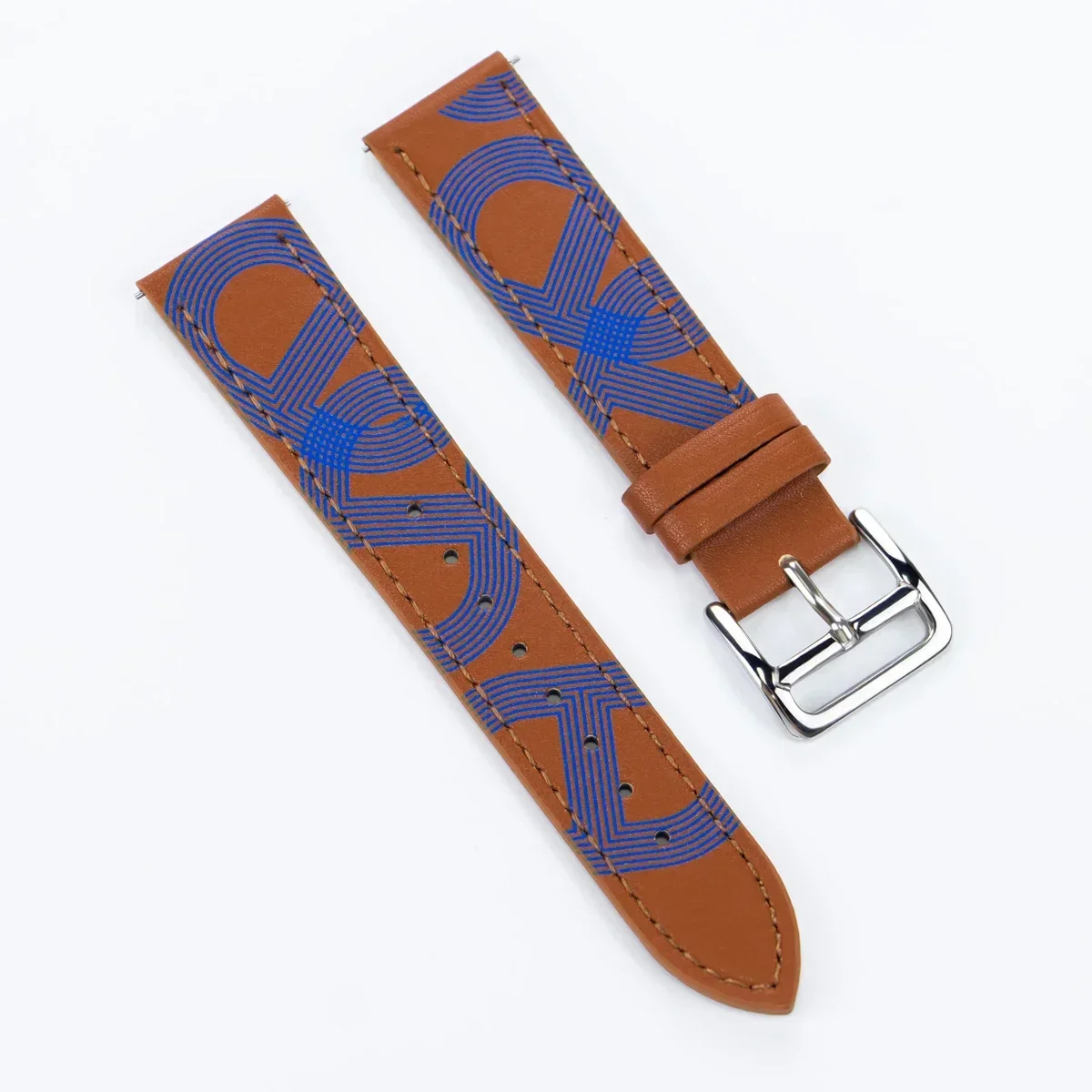 Elegant Leather Bracelet Loop Wrist Strap - Premium 22mm Accessory Band