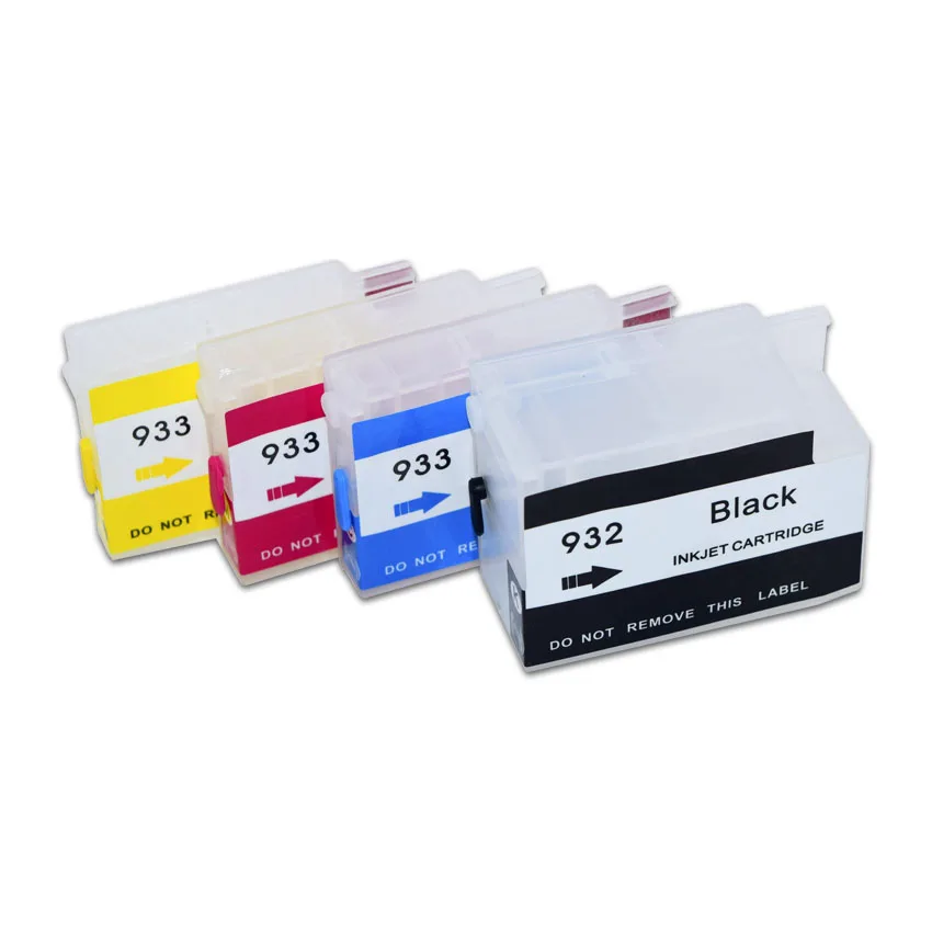 

Refillable Ink Cartridge With Auto Reset Chip For HP 932 933 932XL Officejet 6100 6600 6700 7110 7610 7612 7510 7512 Printers