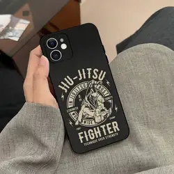Sleek Black Brazilian Jiu Jitsu Phone Case - iPhone 12 (Z1)