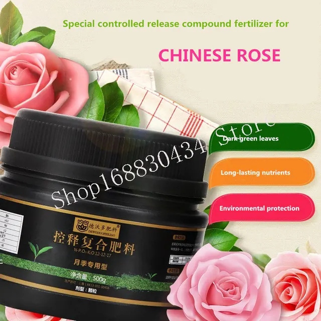 500 G Lassú Kiadású Műtrágya Szemcsés Kínai Rózsa Speciális Univerzális Szabályozott Bonsai Növényekhez