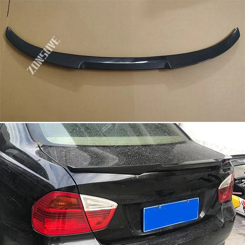 Utilizzare Per Bmw Serie 3 E90 Spoiler 2005 -- 2012 Spoiler M4 Abs Plastica Posteriore Tronco Ala Kit Carrozzeria Accessori