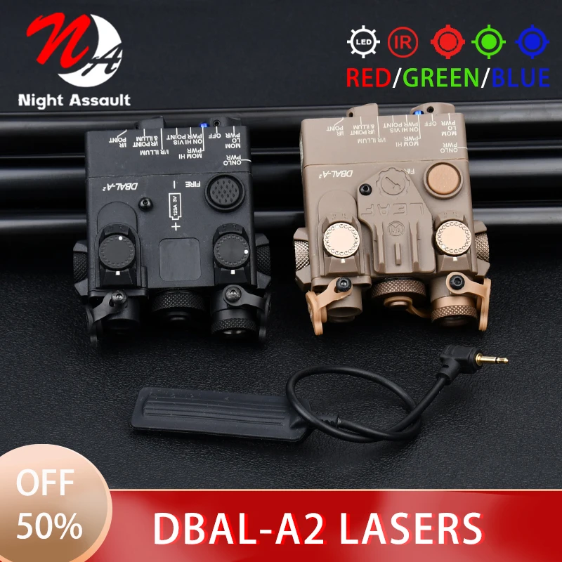 weapon-dbal-a2-dummy-with-flashlight-metal-strobe-airsoft-accessories-red-green-dot-aiming-laser-pointer-gun-sight-tactical