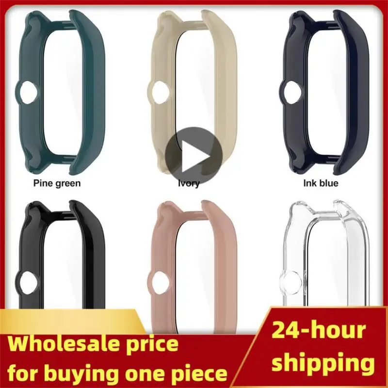 

Жесткий защитный чехол с защитой экрана для Amazfit GTS 4 Mini бампер чехол с полным покрытием + закаленное стекло 9H корпус смарт-часов