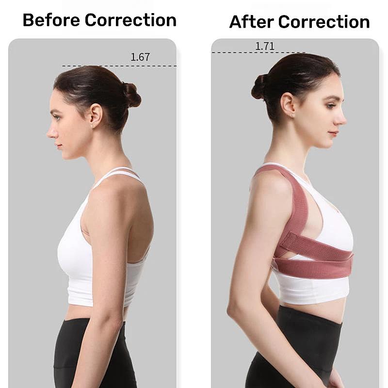 1Pcs Posture Corrector for Men & Women-Back Posture Brace, Support Straightener for Spine, Back, Neck, Clavicle and Shoulder back posture corrector