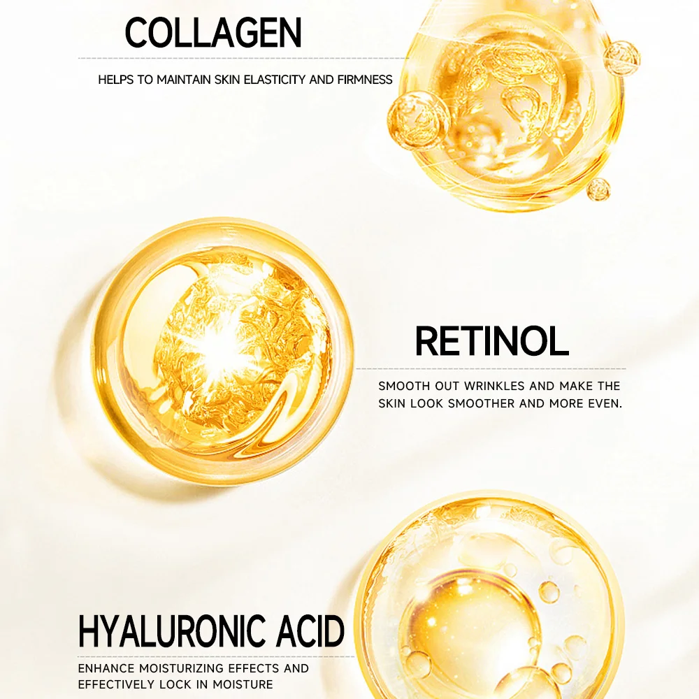 YOUNGCOME RETINOL FACIAL SERUM Vitamin CHyaluronic Acid Retinol Serum for Face Firms Tightens Serum Brightening Hydrating Face 6