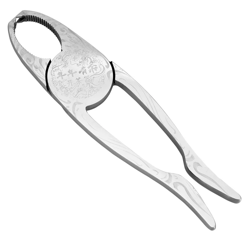 Pu 'er Tea Stainless Steel Tea Tongs Black Brick Tuo Opener Ceremony Accessories