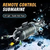 Mini Rc Boat Toys for Kids Remote Control Submarine with Led Simulation Model Radio-Controlled Nuclear Submarine Childern Gift 1