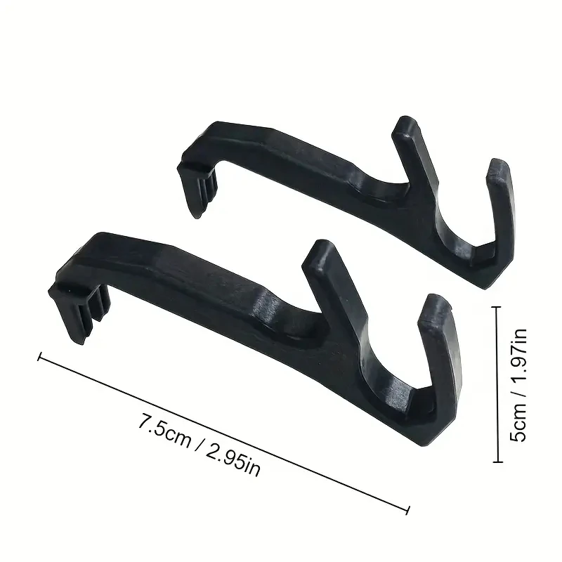 2Pcs For Tesla Model Y 3 Dashboard Holder Umbrella Hook Mobile Bag Mount Portable Fastener Clip Interior Accessories Hanger Part
