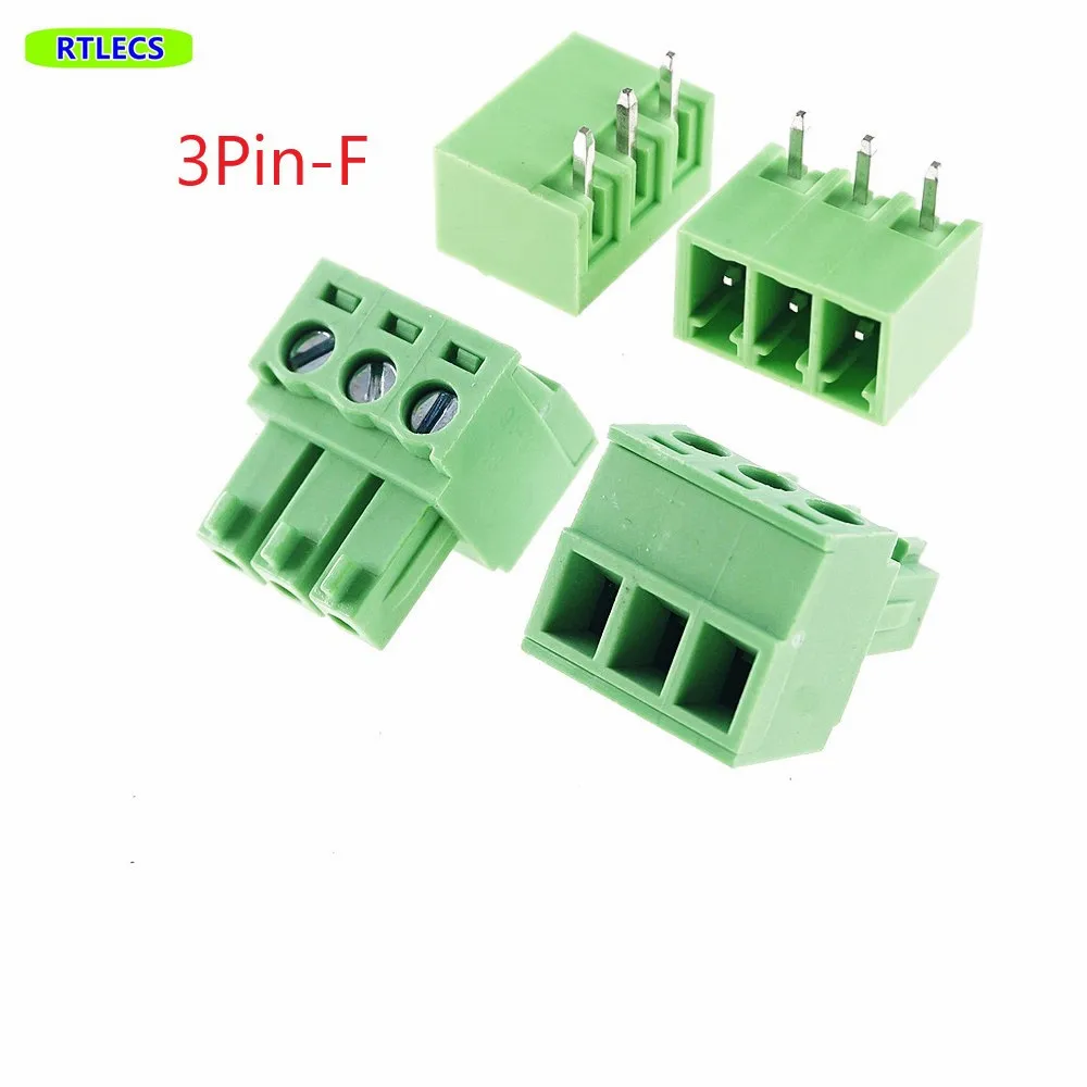 50Sets3Position381mm0150TerminalBlockHeaderMalePins