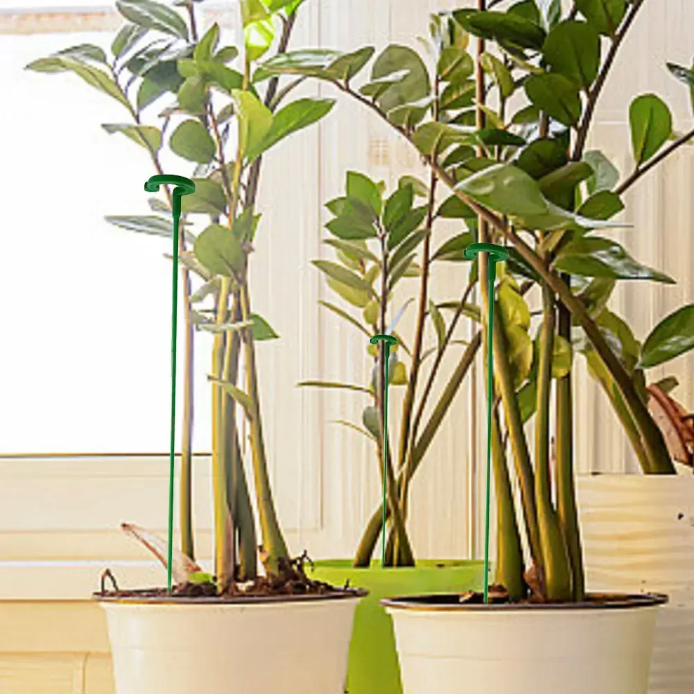 10/30 Pack 17/27/37/48cm Plant Stakes Reusable Plant Support Sticks Flower Stakes for Indoor and Outdoor Plants Flowers Tomatoes