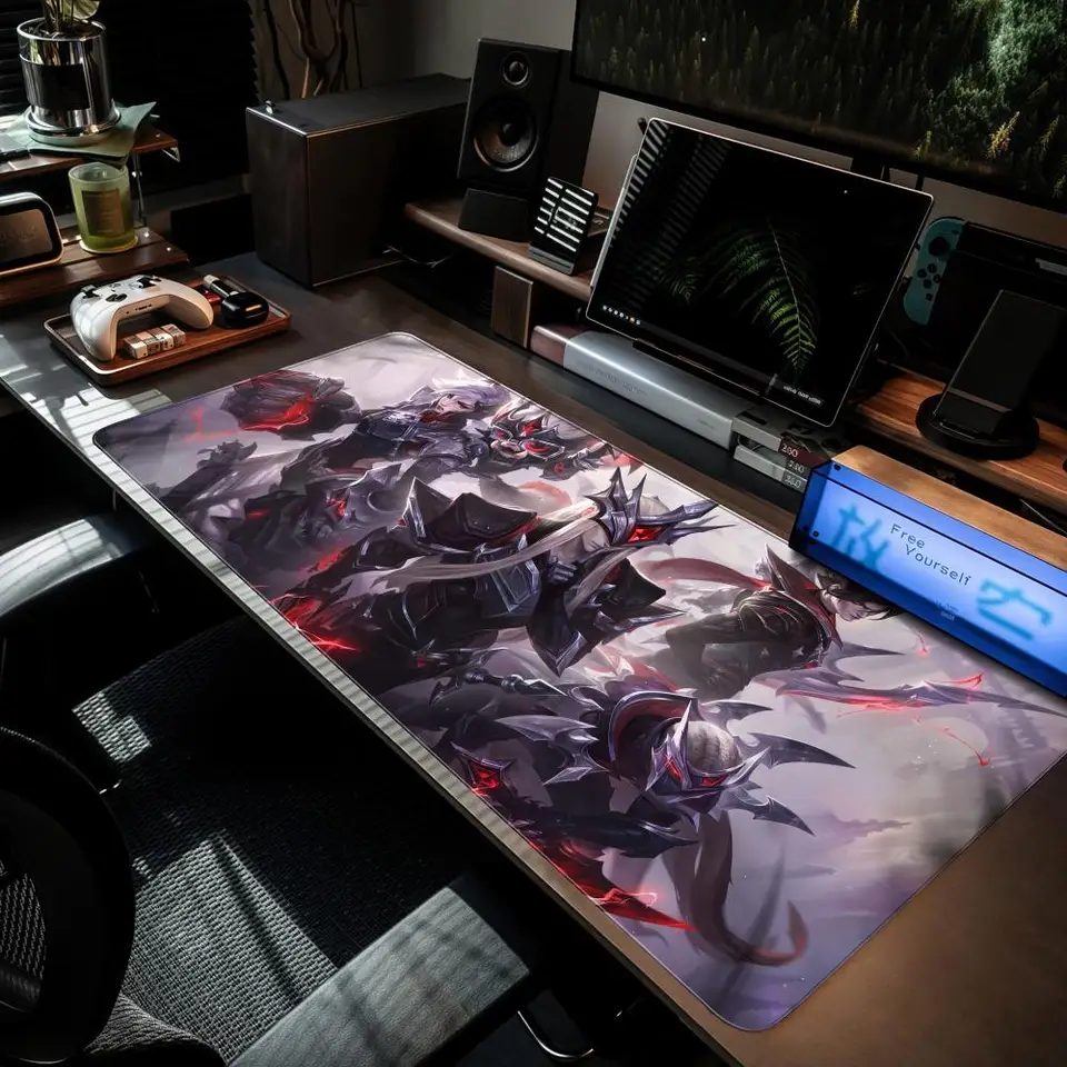 T-T1スキンズ 2024年チャンピオン F-Faker マウスパッド XXL