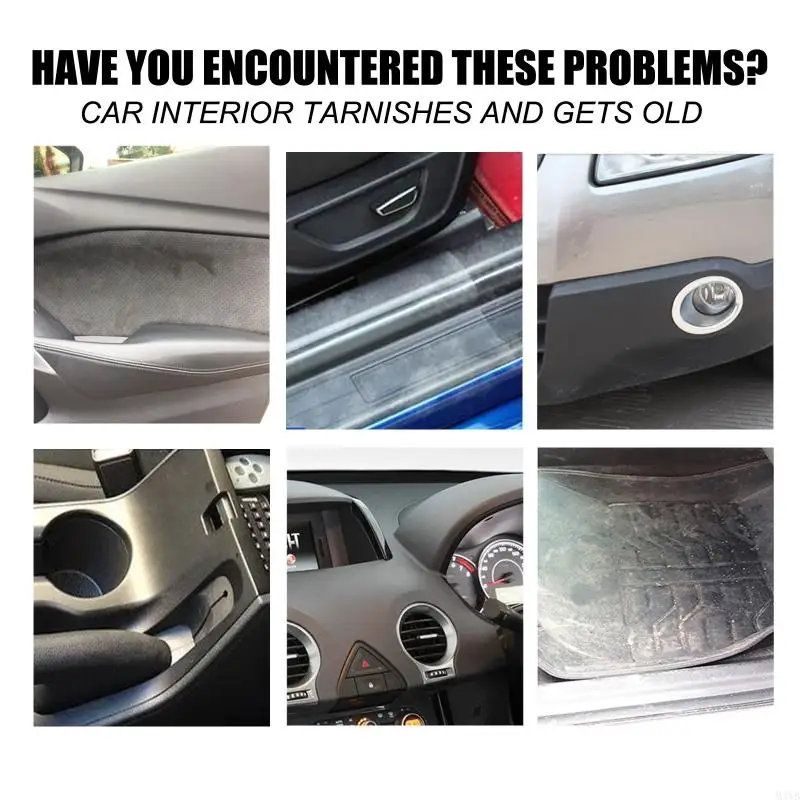 M4YB 30ml Plastic Parts Refurbish Agent Car Plastic Parts Restorer Renovation Coating Crystal Coating Trim