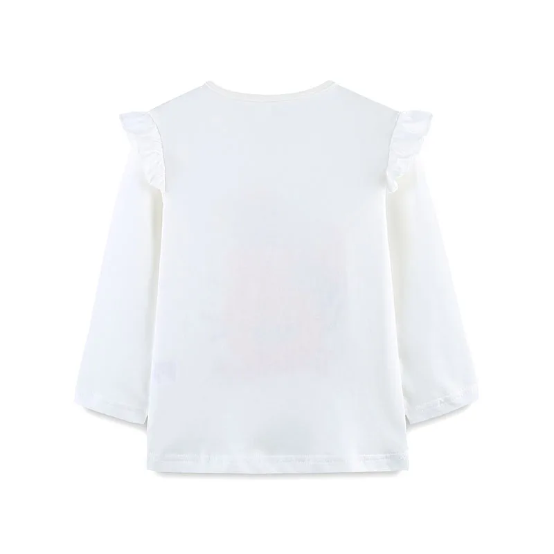 2025 New Children's Clothing for Baby Girls Halloween Tops Cartoon T-shirt Cotton for Kids Clothes 2-7 year