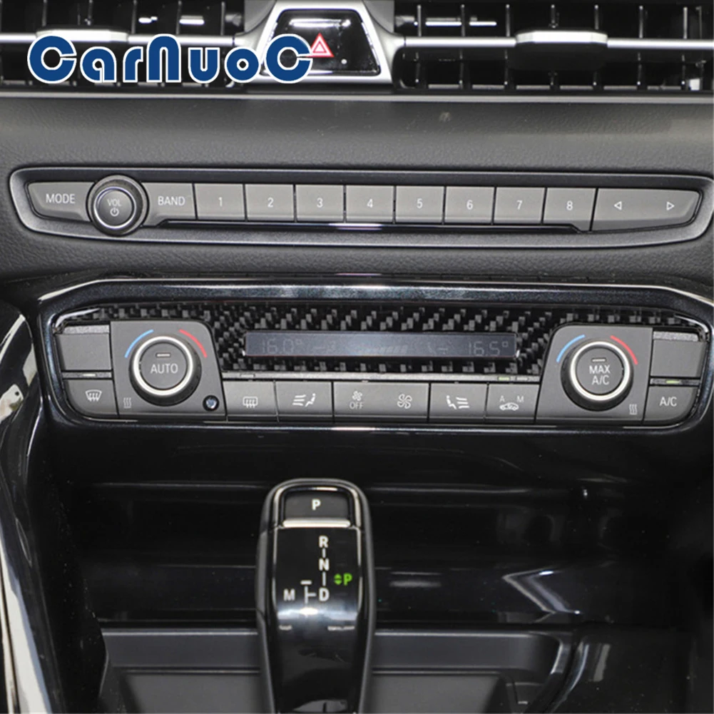 

Car Carbon Fiber Stickers Air Condition Panel Decorative Cover Trim For Toyota A90 Supra 2019-2022 Auto Interior Accessories
