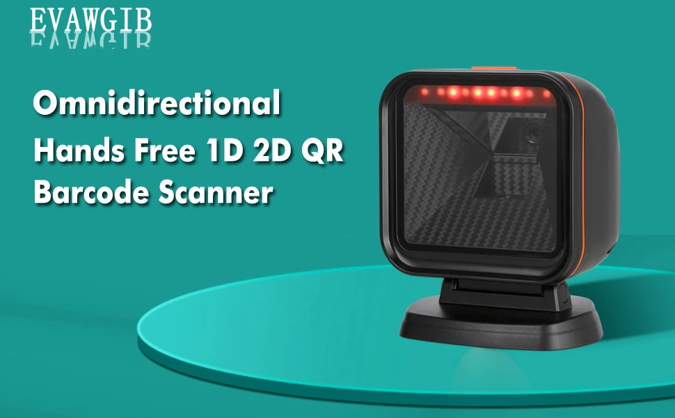 Omnidirecional Barcode Scanner, Barcode Desktop Reader para