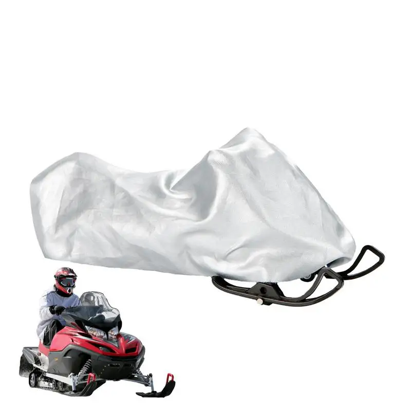 

Snowmobile Cover UV Resistant Dustproof Trailerable Snowmobile Cover Non-scratch Hood Liner & Elastic Cord Trailerable Snow