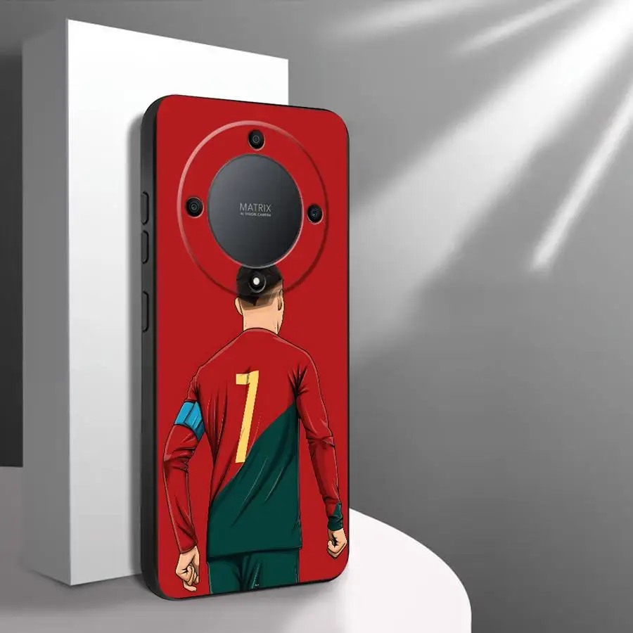 Football Star Numbers Soft Phone Case Cover