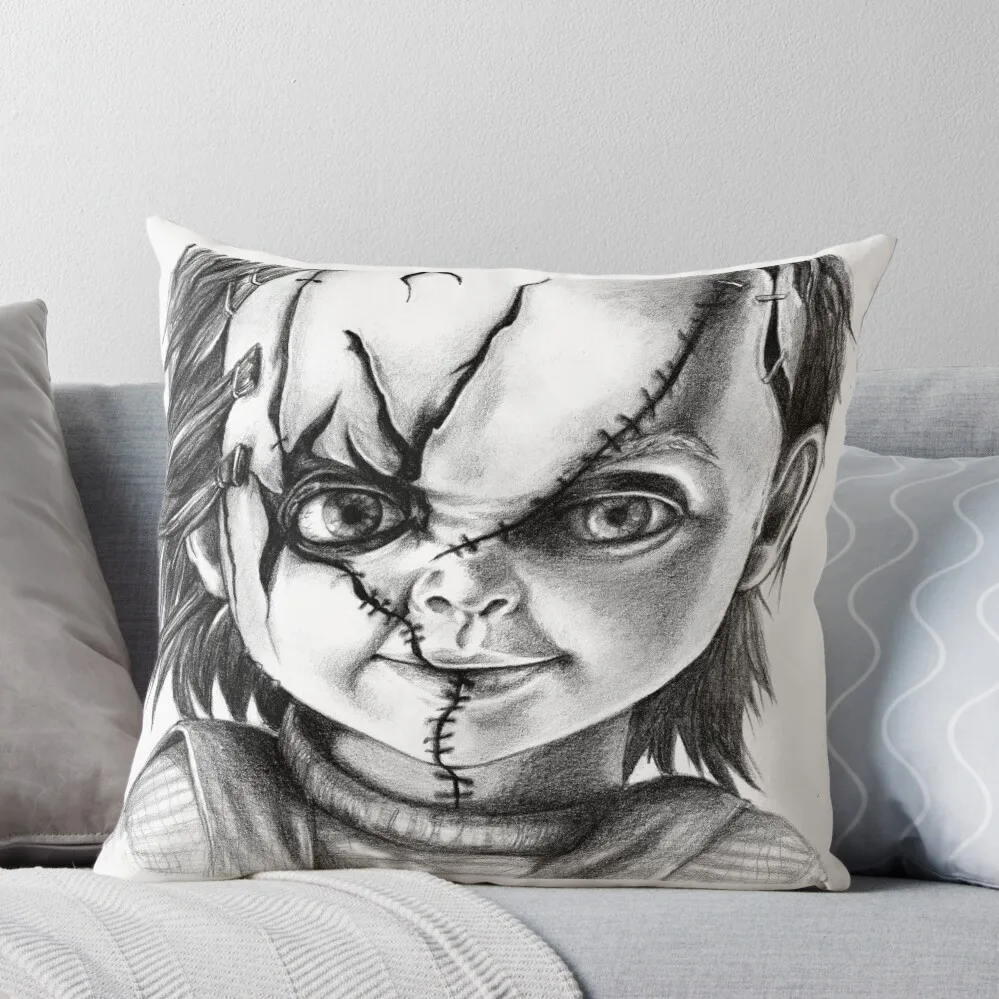 

Hi, I'm Chucky, wanna play Throw Pillow Christmas Cushion For Home Decorative Cushions Room decorating items