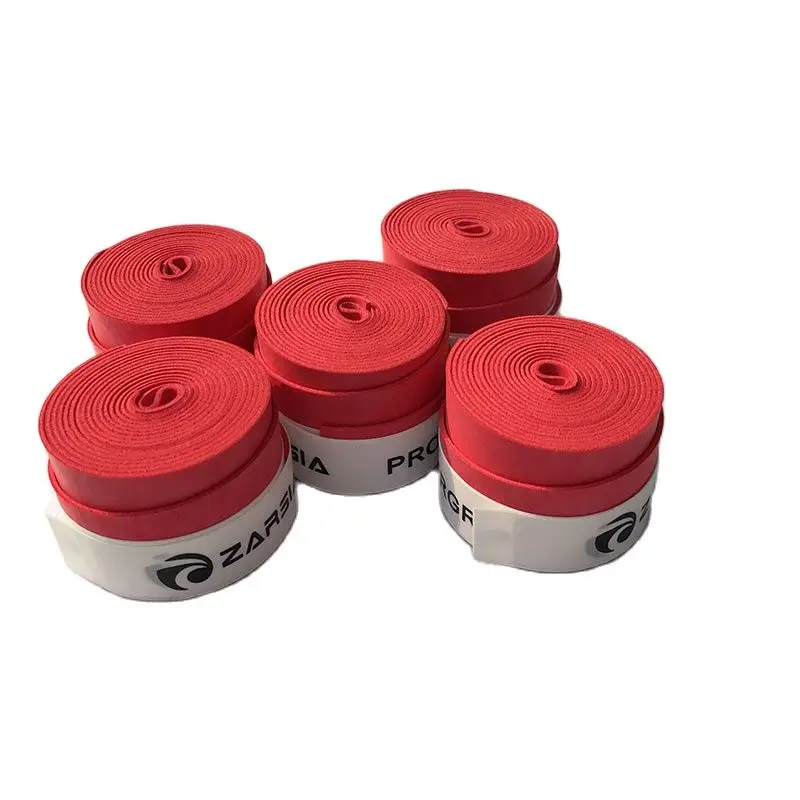 10 pcs (Red) ZARSIA Dry feel Badminton racket Grips,Tennis racquets overgrips,Tennis accessories
