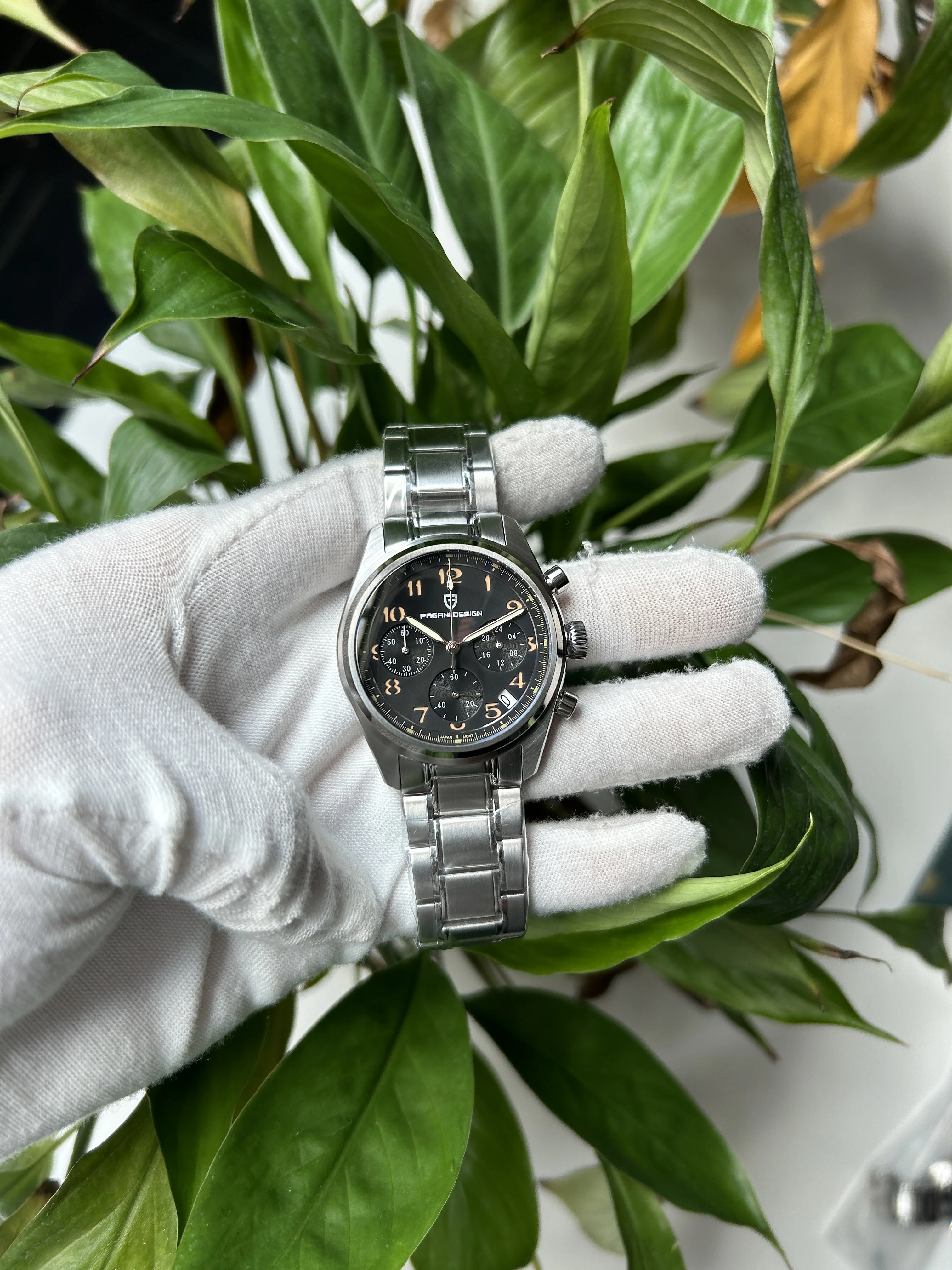2023 New PAGANI DESIGN 38MM Top Brand Luxury Men's Quartz Watches Stainless Steel Sapphire Glass Watch Gift for Men Reloj Hombre