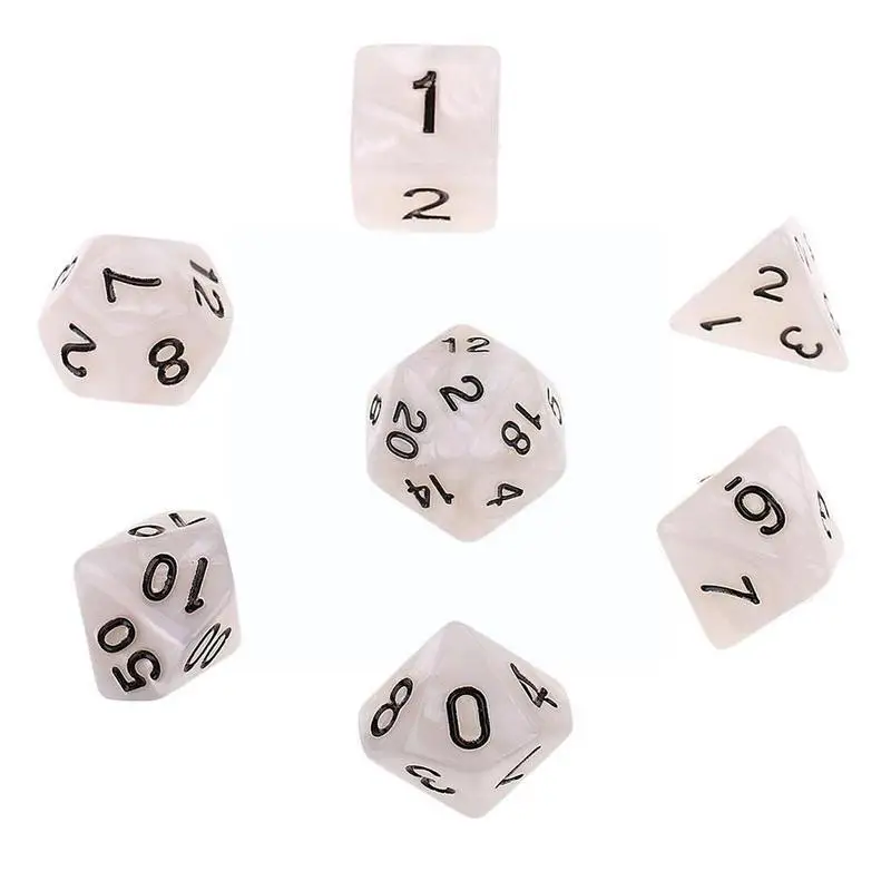 7psc/set Luminous Mini Dice Polyhedral Sided Multi-faceted Game Mini Set Dice Board Game Dnd Dice Set For Dungeons M4p8 5 7psc/set Luminous Mini Dice Polyhedral Sided Multi-faceted Game Mini Set Dice Board Game Dnd Dice Set For Dungeons M4p8 5
